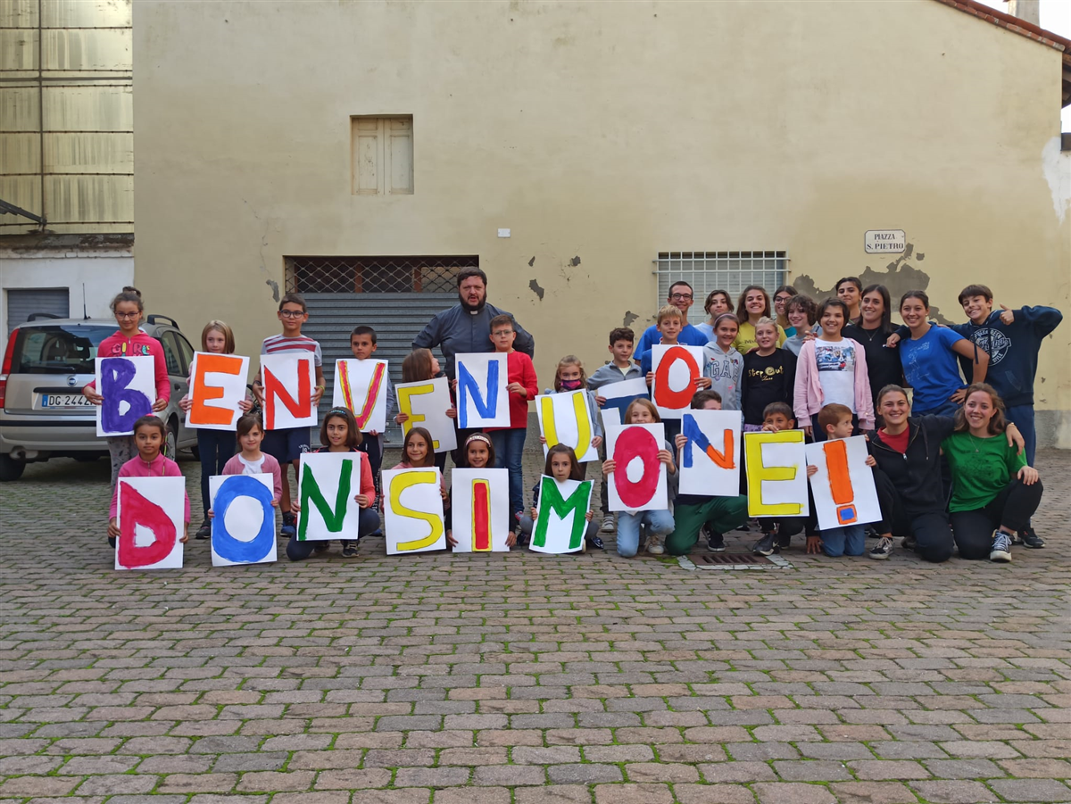 Don Simone Viancino nuovo parroco a Giarole